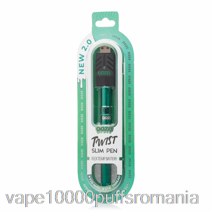 Vape Romania Ooze Slim Twist Pen 2.0 Flex Temp Acumulator Aqua Teal